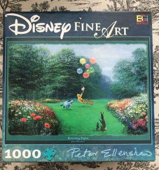 Buffalo Disney Fine Art Rescuing Piglet 1000 Piece Puzzle Complete
