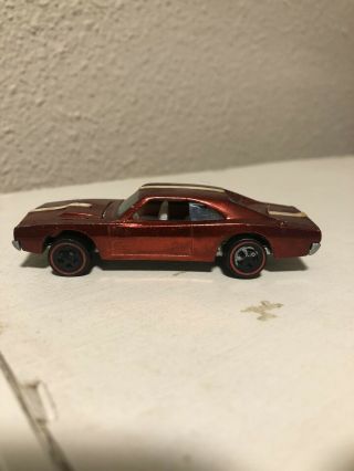 Hot Wheels Dodge Charger Red Redline 1968