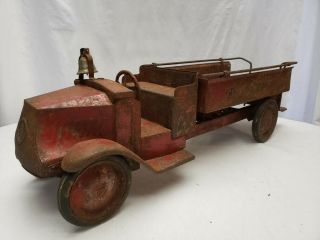 Steelcraft Toy City Fire Truck Pressed Steel Toys 1920s - 1930 