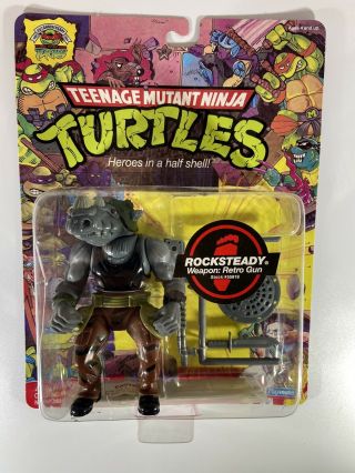 Teenage Mutant Ninja Turtles 25th Anniversary Rocksteady Moc Tmnt