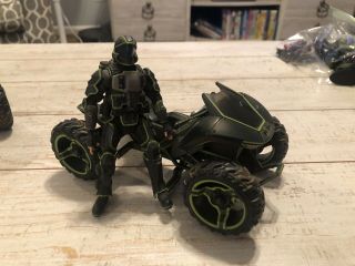 Mcfarlane Halo 3: Odst Rookie Action Figure With Mongoose Visr Mode