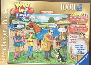 Ravensburger 19438 The Racehorse Jigsaw Puzzle - 1000 Pc - What If? Puzzle No 8