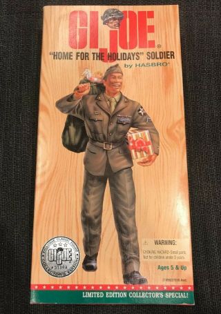 Vintage 1996 Gi Joe " Home For The Holidays " Soldier Limited Edition Hasbro