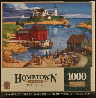1000 Piece Jigsaw Puzzle; Hometown Gallery By Bob Pettes,  Ladium Bay