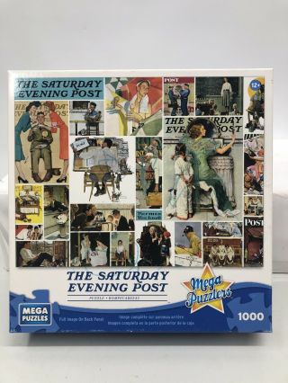 The Saturday Evening Post Norman Rockwell 1000 Piece Puzzle
