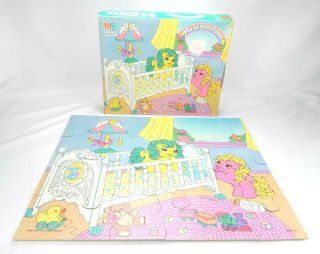 Vintage My Little Pony Baby Squirmy & Baby Tappy Puzzle 24 Piece 1988 12.  5 x 15 3
