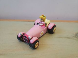 Nintendo Mario Kart Ds Princess Peach Royale Pull Back Racing Car - 3 " Long