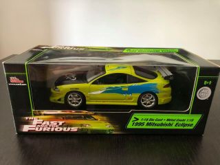 Ertl Racing Champions 1:18 1995 Mitsubishi Eclipse The Fast And The Furious