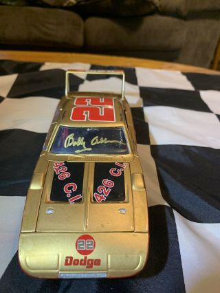 1969 Bobby Allison Gold Autographed 22 Coca Cola Dodge Daytona 1/24