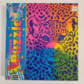 100 Piece Lisa Frank Vintage Jigsaw Puzzle Color Leopard 08096 - Complete
