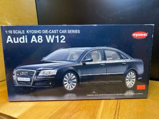 Kyosho 1/18 Audi A8 / D3 W12 Die Cast Model Scale Very Rare 1:18