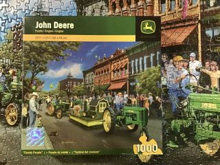 John Deere Licensed " County Parade " - 1,  000 Piece Quality Masterpieces Puzzle.