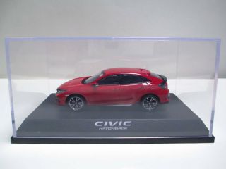 1/43 Honda Civic Hatchback Color Sample Dealer Special Order Toy Car Frame Red