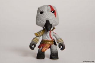 Neuf / Figurine Kratos God Of War Collector - Little Big Planet Sackboy Rare