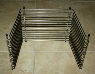 12 " X 7 " Metal Wire Puzzle Storage Rack Holder For 12 Wooden Puzzles