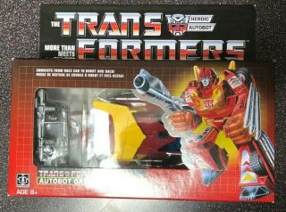 Transformers G1 Hot Rod Autobot Cavalier Reissue Walmart Exclusive Misb