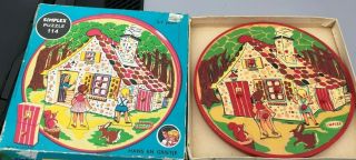 Vintage Simplex Hansel And Gretel Puzzle Complete