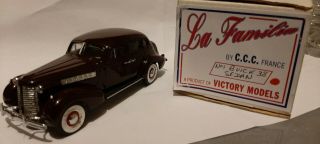 Victory Models 1:43 No.  1 1938 Buick 4dr Sedan Resin By G.  Pont C.  C.  C.  France