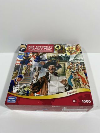 The Saturday Evening Post Norman Rockwell 1000 Piece Puzzle Patriotic