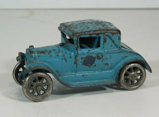 1920s Cast Iron Model T Ford Coupe Automobile With Rumble Seat By Arcade Mfg Co