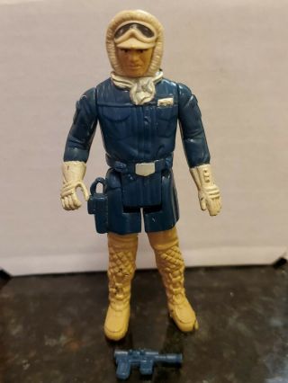 Vintage Kenner Complete Star Wars 1980 Han Solo Hoth Figure Empire Strikes Back