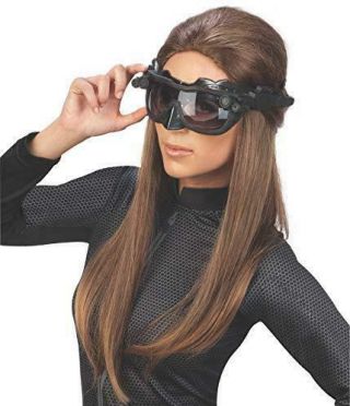 Batman The Dark Knight Rises Deluxe Catwoman Goggles Mask,  Black,  One Size