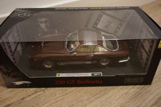 1:18 Hot Wheels Elite Ferrari 250 Gt Berlinetta Steve Mc Queen