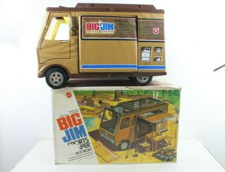 Vintage 1972 Mattel Big Jim Sports Camper Rv With Boat Toy