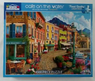 White Mountain Cafe On The Water 1522 Jigsaw Puzzle 1000 Piece 24x30 Image World