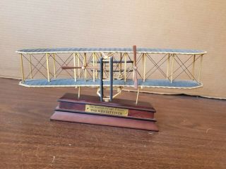 Franklin Diecast The Wright Flyer Model Plane Museum Of Flight Stand