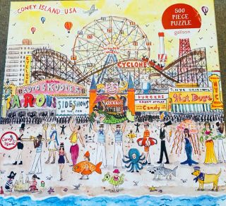 Michael Storrings Summer At The Amusement Park 500 - Piece By Galison