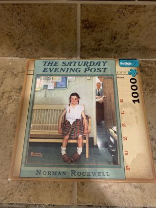The Saturday Evening Post Norman Rockwell Shiner 1026 Piece Puzzle