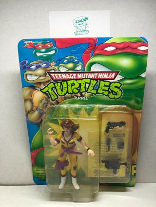 Yellowing Tmnt Ninja Turtles April 1992 Playmates Action Figure