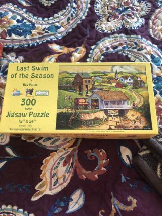 Last Swim Of The Season 300 Pc Puzzle