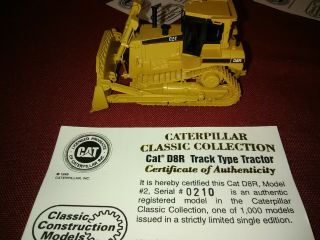 Ccm Cat D8r Track Type Tractor Ho Scale Brass 1:87 Model 2 Serial 210 Classic