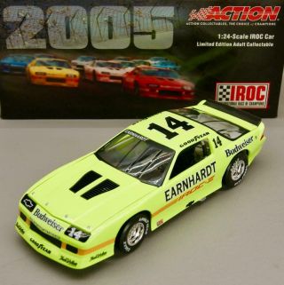 1988 Dale Earnhardt 14 Budweiser Iroc Z Camaro Xtreme • Lime Green 1:24 Action