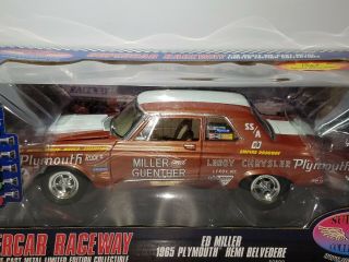 1/18 Hwy 61 1965 Plymouth Belvedere Hemi Ed Miller And Guenther