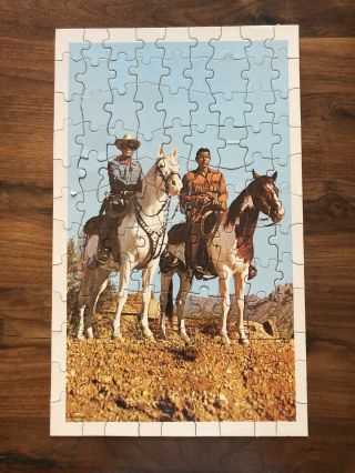 The Lone Ranger & Tonto Puzzle.  No.  7262 Warren Over 100 Piece Jigsaw.  Complete.