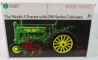Ertl John Deere Precision Classics Model A Tractor W/ 290 Series Cultivator Box