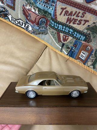 1967 Chevrolet Camaro Ss Model Car 1:25 Scale Radio Dealer Promo Rare