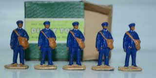 Tta - Dinky Toys - 5 X Postmen - In Trade Box - 12e