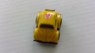 Vintage G1 Transformers Bumblebee Minicar Hasbro Takara Pre - Rub Autobot 1984 Toy