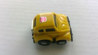 Vintage G1 Transformers Bumblebee Minicar Hasbro Takara Pre - Rub Autobot 1984 Toy 3