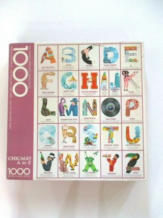 Complete 1000 Piece Vintage Springbok Puzzle.  Chicago.