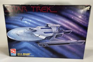 Vintage Star Trek Uss Reliant Model Kit 1:650 Scale Level 2 Ertl Bags