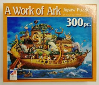 A Work Of Ark 300 Piece Jigsaw Puzzle By Hala Wittwer,  Great American Puzzles