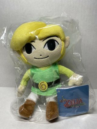 Nwt Real Little Buddy 1367 The Legend Of Zelda Wind Waker Hd 8 " Small Link Plush