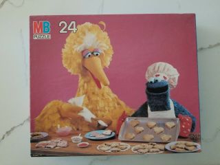 Vintage Sesame Street Muppets 24 Piece Puzzle Jim Henson Big Bird Cookie Monster