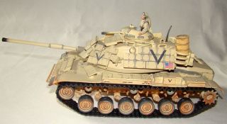 1:32 Unimax Forces Of Valor Usmc M60a1 Patton Tank With Reactive Armour Shield