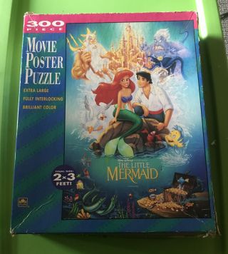 Disney “the Little Mermaid” Banned Cover 300 Pc Movie Poster Puzzle 2 